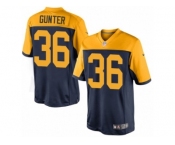 Youth Nike Green Bay Packers #36 LaDarius Gunter Limited Navy Blue Alternate NFL Jersey
