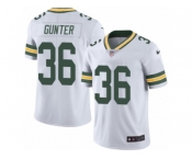 Youth Nike Green Bay Packers #36 LaDarius Gunter Limited White Rush NFL Jersey