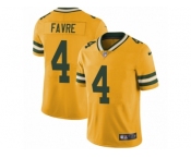 Youth Nike Green Bay Packers #4 Brett Favre Limited Gold Rush NFL Jersey