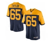 Youth Nike Green Bay Packers #65 Lane Taylor Limited Navy Blue Alternate NFL Jersey