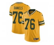 Youth Nike Green Bay Packers #76 Mike Daniels Limited Gold Rush NFL Jersey