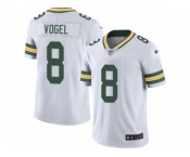 Youth Nike Green Bay Packers #8 Justin Vogel White Vapor Untouchable Limited Player NFL Jersey