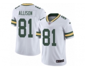 Youth Nike Green Bay Packers #81 Geronimo Allison White Vapor Untouchable Limited Player NFL Jersey