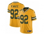 Youth Nike Green Bay Packers #92 Reggie White Limited Gold Rush NFL Jersey