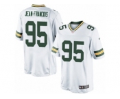 Youth Nike Green Bay Packers #95 Ricky Jean-Francois Limited White NFL Jersey