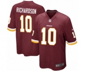 Men's Nike Washington Redskins #10 Paul Richardson Game Burgundy Red Team Color NFL Jersey
