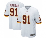 Men's Washington Redskins #91 Ryan Kerrigan Game White Football Jersey