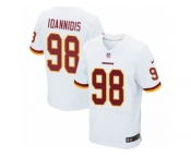 Men Nike Washington Redskins #98 Matthew Ioannidis Elite White NFL Jersey