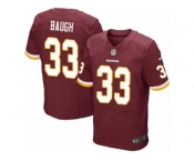 Men's Nike Washington Redskins #33 Sammy Baugh Elite Burgundy Red Team Color NFL Jersey