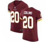 Men's Washington Redskins #20 Landon Collins Burgundy Red Team Color Vapor Untouchable Elite Player Football Jersey