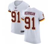 Men's Washington Redskins #91 Ryan Kerrigan Elite White Football Jersey
