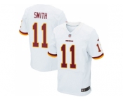 Nike Washington Redskins #11 Alex Smith White Men Stitched NFL Elite Jersey