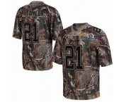 nike nfl jerseys washington redskins #21 taylor camo[Elite 50th Patch]
