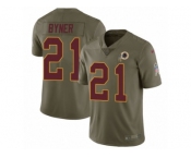 Men Nike Washington Redskins #21 Earnest Byner Limited Olive 2017 Salute to Service NFL Jersey Men Nike Washington Redskins #21 Earnest Byner Limited Olive 2017 Salute to Service NFL Jersey