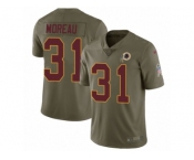 Men Nike Washington Redskins #31 Fabian Moreau Limited Olive 2017 Salute to Service NFL Jersey Men Nike Washington Redskins #31 Fabian Moreau Limited Olive 2017 Salute to Service NFL Jersey