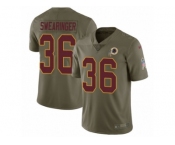 Men Nike Washington Redskins #36 D.J. Swearinger Limited Olive 2017 Salute to Service NFL Jersey Men Nike Washington Redskins #36 D.J. Swearinger Limited Olive 2017 Salute to Service NFL Jersey