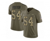 Men Nike Washington Redskins #54 Mason Foster Limited Olive Camo 2017 Salute to Service NFL Jersey Men Nike Washington Redskins #54 Mason Foster Limited Olive Camo 2017 Salute to Service NFL Jersey