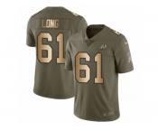 Men Nike Washington Redskins #61 Spencer Long Limited Olive Gold 2017 Salute to Service NFL Jersey Men Nike Washington Redskins #61 Spencer Long Limited Olive Gold 2017 Salute to Service NFL Jersey