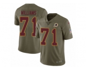 Men Nike Washington Redskins #71 Trent Williams Limited Olive 2017 Salute to Service NFL Jersey Men Nike Washington Redskins #71 Trent Williams Limited Olive 2017 Salute to Service NFL Jersey