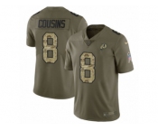 Men Nike Washington Redskins #8 Kirk Cousins Limited Olive Camo 2017 Salute to Service NFL Jersey Men Nike Washington Redskins #8 Kirk Cousins Limited Olive Camo 2017 Salute to Service NFL Jersey
