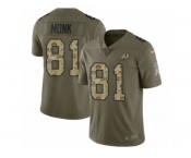 Men Nike Washington Redskins #81 Art Monk Limited Olive Camo 2017 Salute to Service NFL Jersey Men Nike Washington Redskins #81 Art Monk Limited Olive Camo 2017 Salute to Service NFL Jersey