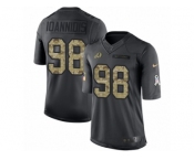 Men Nike Washington Redskins #98 Matthew Ioannidis Limited Black 2016 Salute to Service NFL Jersey