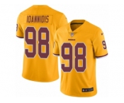Men Nike Washington Redskins #98 Matthew Ioannidis Limited Gold Rush Vapor Untouchable NFL Jersey