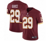 Men's Nike Washington Redskins #29 Derrius Guice Burgundy Red Team Color Vapor Untouchable Limited Player NFL Jersey