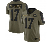 Men's Washington Football #17 Terry McLaurin Nike Olive 2021 Salute To Service Limited Player Jersey