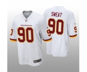 Men's Washington Football Team White #90 Montez Sweat Vapor Untouchable Limited Stitched Football Jersey