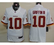 nike nfl jerseys washington redskins #10 griffin iii white[nike limited]
