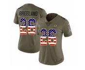 Women Nike Washington Redskins #26 Bashaud Breeland Limited Olive USA Flag 2017 Salute to Service NFL Jersey Women Nike Washington Redskins #26 Bashaud Breeland Limited Olive USA Flag 2017 Salute to Service NFL Jersey