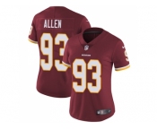 Women Nike Washington Redskins #93 Jonathan Allen Burgundy Red Team Color Stitched NFL Vapor Untouchable Limited Jersey