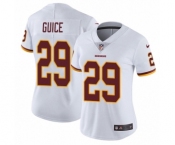 Women's Nike Washington Redskins #29 Derrius Guice White Vapor Untouchable Limited Player NFL Jersey