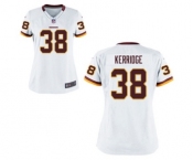Women's Nike Washington Redskins #38 Kendall Fuller White NFL Jersey