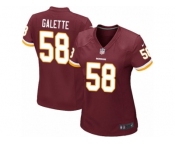 Women's Nike Washington Redskins #58 Junior Galette Game Burgundy Red Team Color NFL Jersey Women's Nike Washington Redskins #58 Junior Galette Game Burgundy Red Team Color NFL Jersey