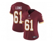 Women's Nike Washington Redskins #61 Spencer Long Vapor Untouchable Limited Burgundy Red Team Color NFL Jersey Women's Nike Washington Redskins #61 Spencer Long Vapor Untouchable Limited Burgundy Red Team Color NFL Jersey