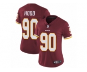 Women's Nike Washington Redskins #90 Ziggy Hood Vapor Untouchable Limited Burgundy Red Team Color NFL Jersey