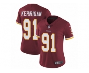 Women's Nike Washington Redskins #91 Ryan Kerrigan Vapor Untouchable Limited Burgundy Red Team Color NFL Jersey