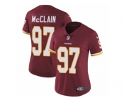 Women's Nike Washington Redskins #97 Terrell McClain Vapor Untouchable Limited Burgundy Red Team Color NFL Jersey