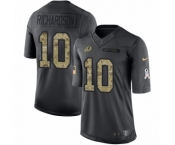 Youth Nike Washington Redskins #10 Paul Richardson Limited Black 2016 Salute to Service NFL Jersey