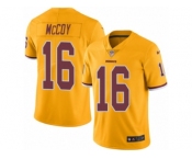 Youth Nike Washington Redskins #16 Colt McCoy Limited Gold Rush NFL Jersey