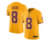 Youth Nike Washington Redskins #8 Kirk Cousins Limited Gold Rush NFL Jersey