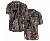 Youth Washington Redskins #7 Dwayne Haskins Limited Camo Rush Realtree Football Jerseys