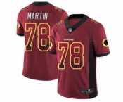 Youth Washington Redskins #78 Wes Martin Limited Red Rush Drift Fashion Football Jersey