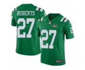 Men Nike New York Jets #27 Darryl Roberts Limited Green Rush Vapor Untouchable NFL Jersey
