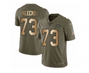 Men Nike New York Jets #73 Joe Klecko Limited Olive Gold 2017 Salute to Service NFL Jersey Men Nike New York Jets #73 Joe Klecko Limited Olive Gold 2017 Salute to Service NFL Jersey