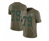 Men Nike New York Jets #79 Brent Qvale Limited Olive 2017 Salute to Service NFL Jersey Men Nike New York Jets #79 Brent Qvale Limited Olive 2017 Salute to Service NFL Jersey