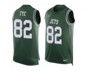 Men Nike New York Jets #82 Will Tye Limited Green Player Name & Number Tank Top NFL Jersey Men Nike New York Jets #82 Will Tye Limited Green Player Name & Number Tank Top NFL Jersey