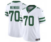 Men's New York Jets #70 Armand Membou White 2025 Draft F.U.S.E. Vapor Untouchable Limited Football Stitched Jersey